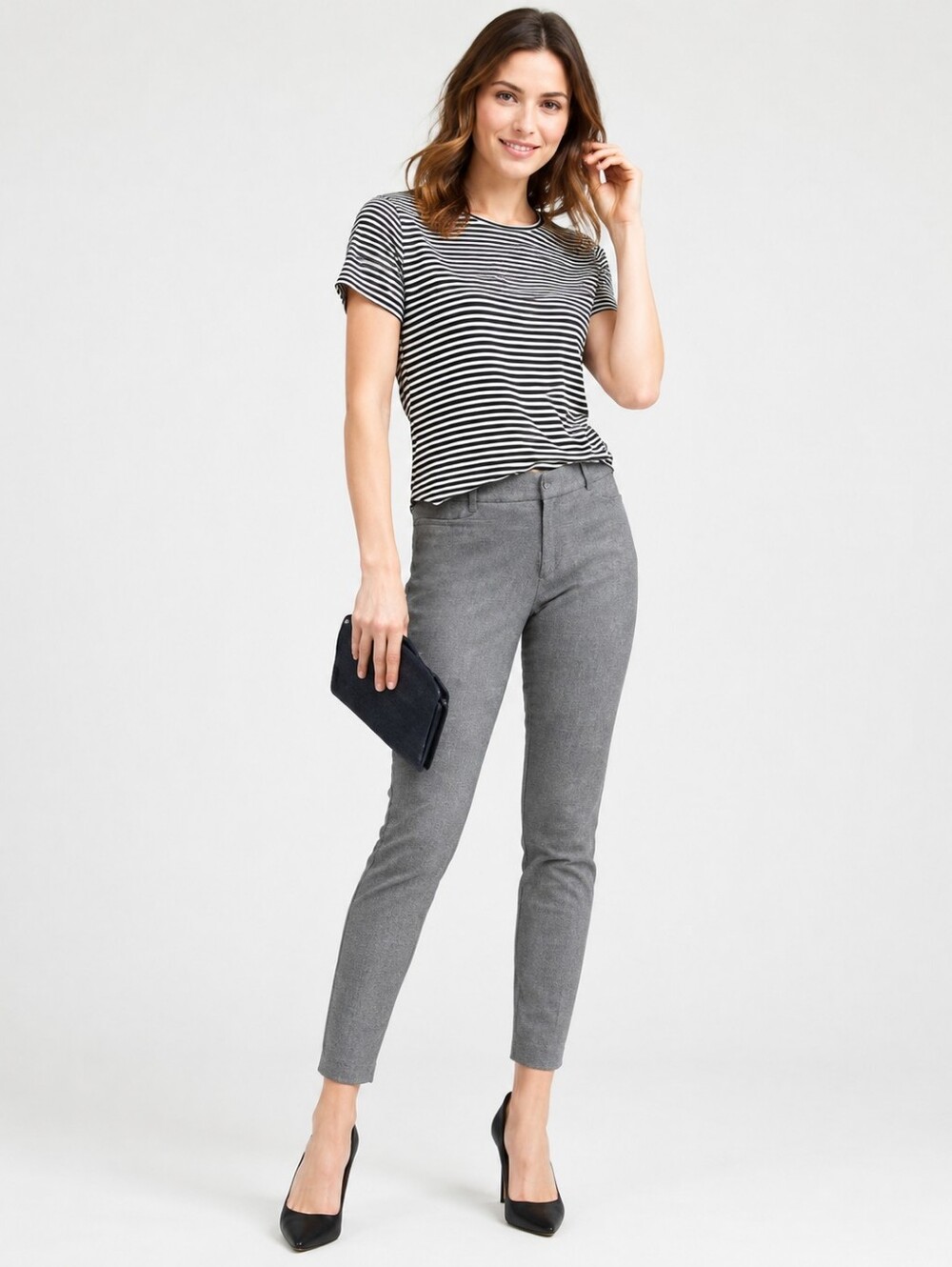 ❤️ BANANA REPUBLIC SLOAN SKINNY ANKLE PANTS, 2 (26)